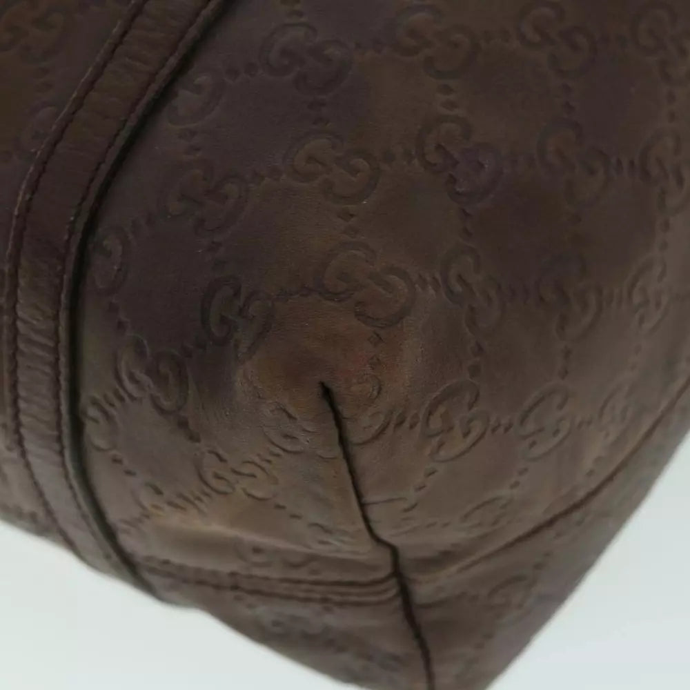 GUCCI GUCCISSIMA SHOULDER BAG GG CANVAS