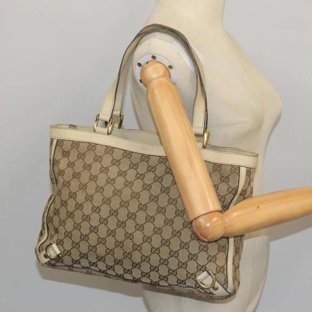 GUCCI TOTE BAG GG CANVAS
