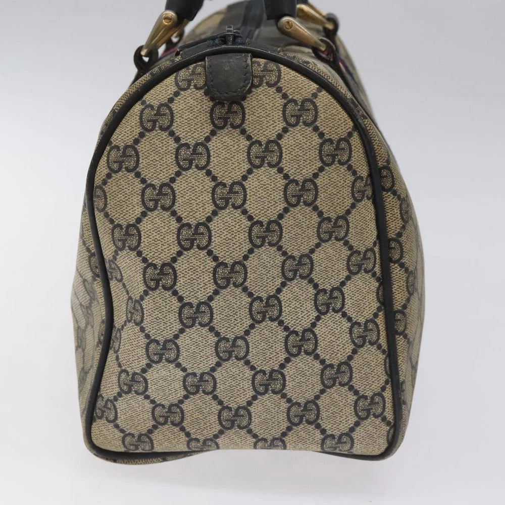 GUCCI BOSTON BAG GG SUPREME SHERRY LINE