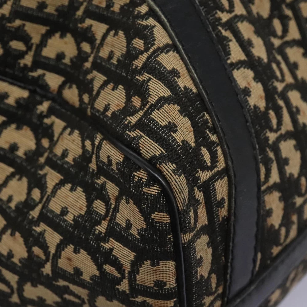 CHRISTIAN DIOR BOSTON BAG 30 TROTTER CANVAS