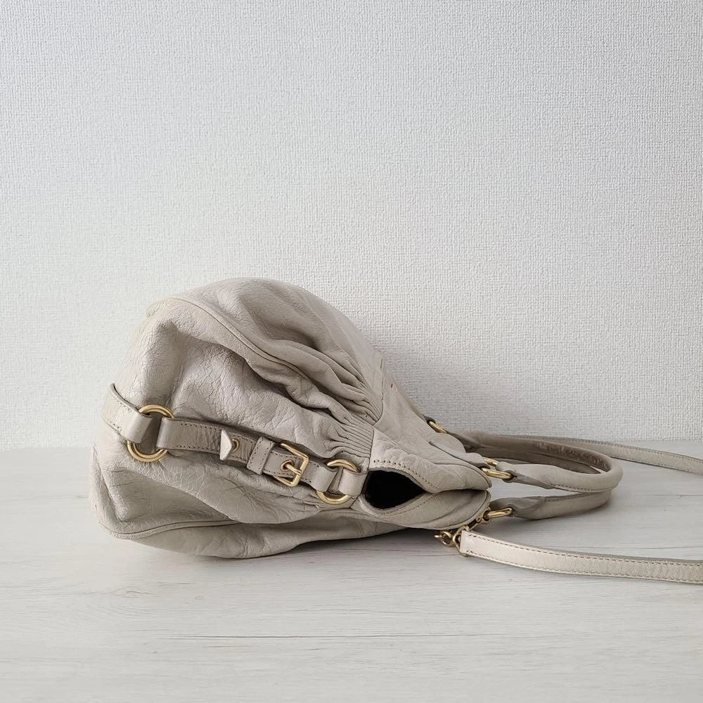 Miu Miu Bag - White/grey Leather