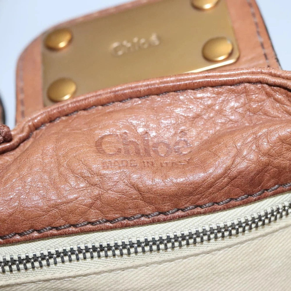 CHLOE PADDINGTON BAG BROWN LEATHER