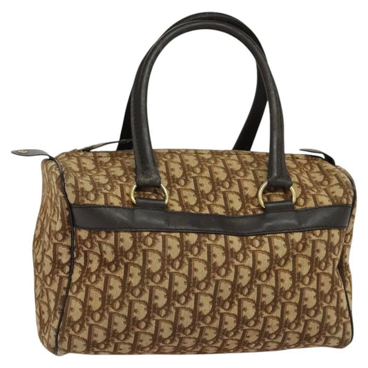 CHRISTIAN DIOR BOSTON BAG 30 TROTTER CANVAS