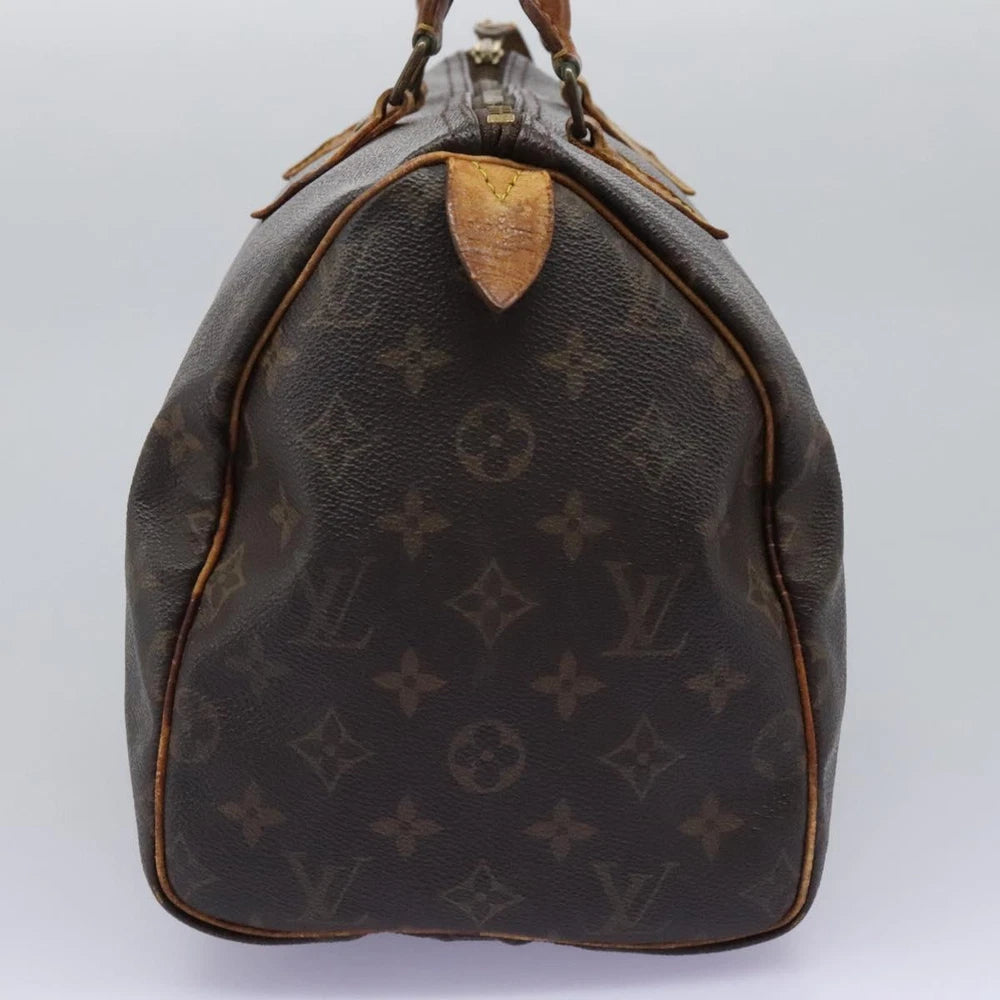 VINTAGE LOUIS VUITTON SPEEDY 30 BAG MONOGRAM CANVAS