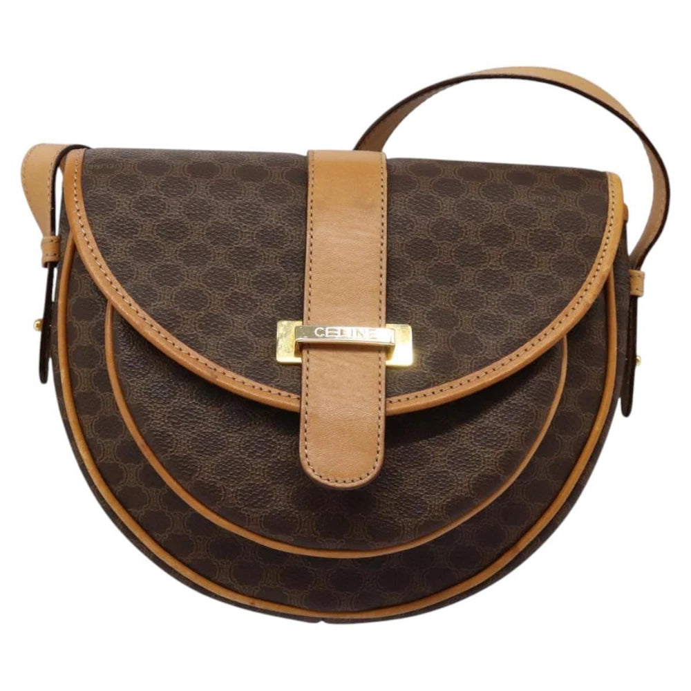 CELINE MACADAM SHOULDER BAG