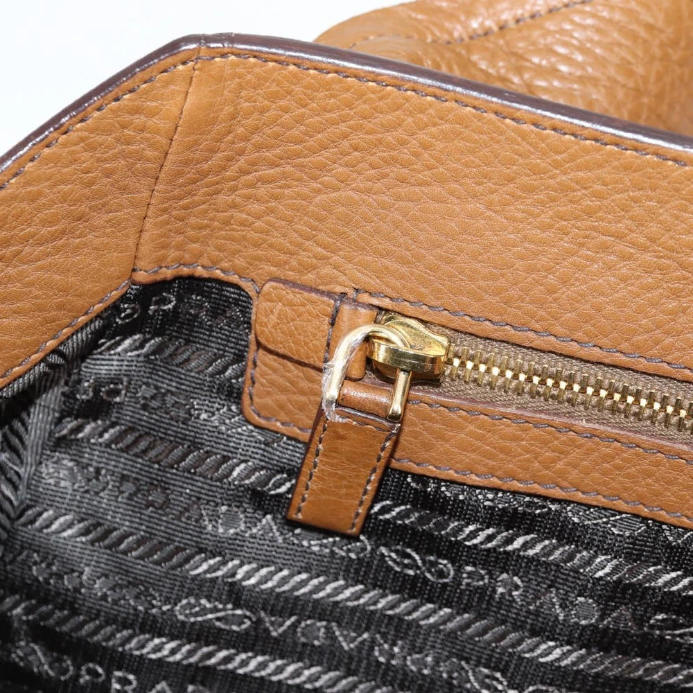 Prada Skulderveske - Brun Skinn