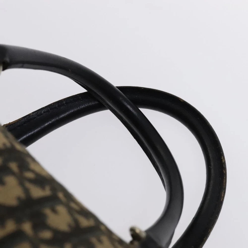 CHRISTIAN DIOR BOSTON BAG 40 TROTTER CANVAS
