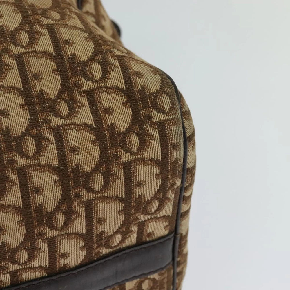 CHRISTIAN DIOR BOSTON BAG 30 TROTTER CANVAS