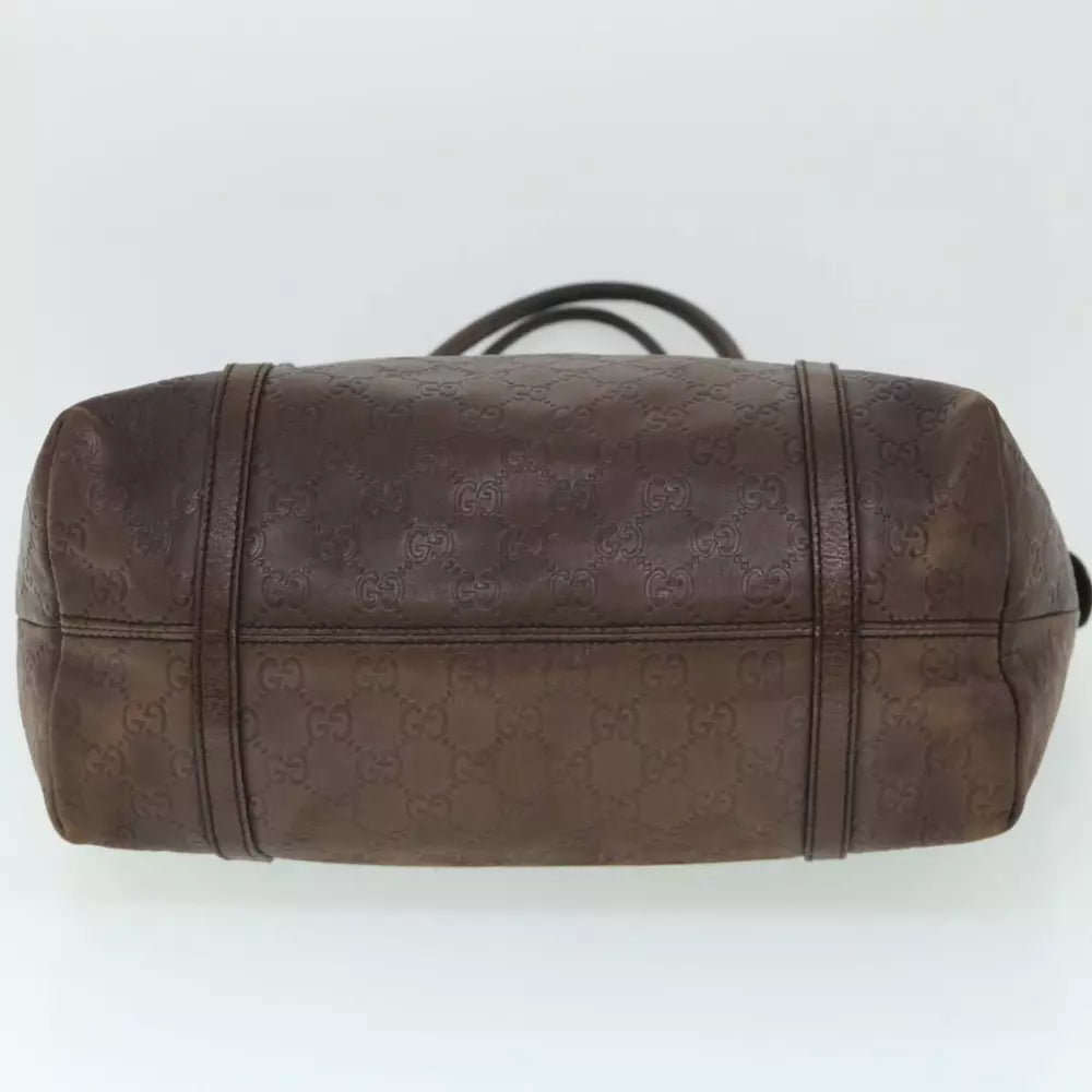GUCCI GUCCISSIMA SHOULDER BAG GG CANVAS