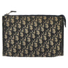 CHRISTIAN DIOR CLUTCH TROTTER CANVAS
