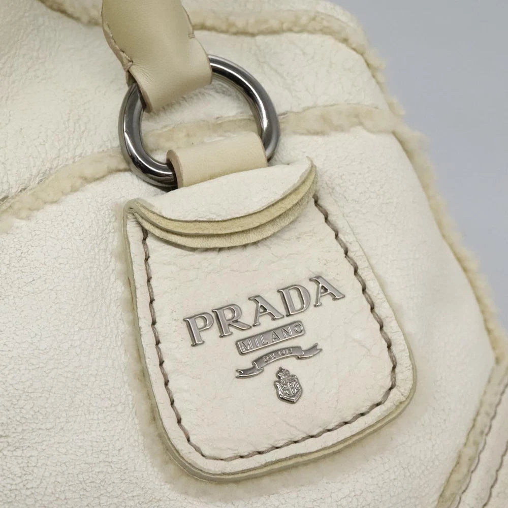 PRADA BAG WHITE LEATHER