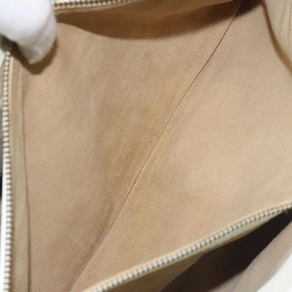 Celine Boogie Bag - White Leather