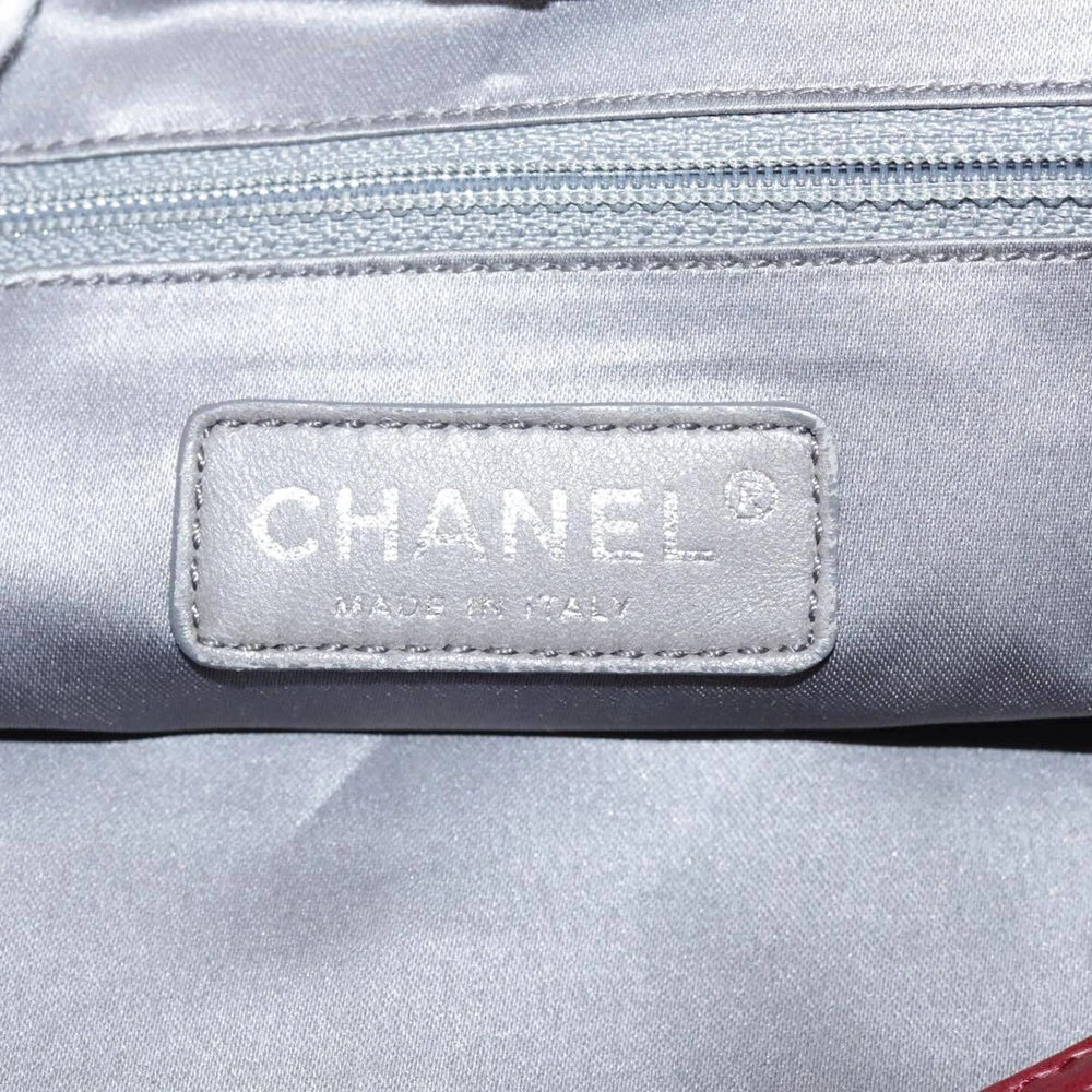 VINTAGE CHANEL COCO MARK BAG RED LEATHER