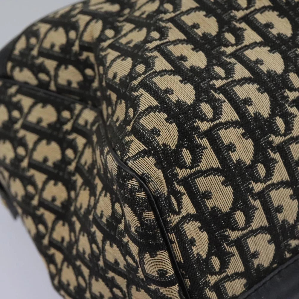 CHRISTIAN DIOR BOSTON BAG 40 TROTTER CANVAS