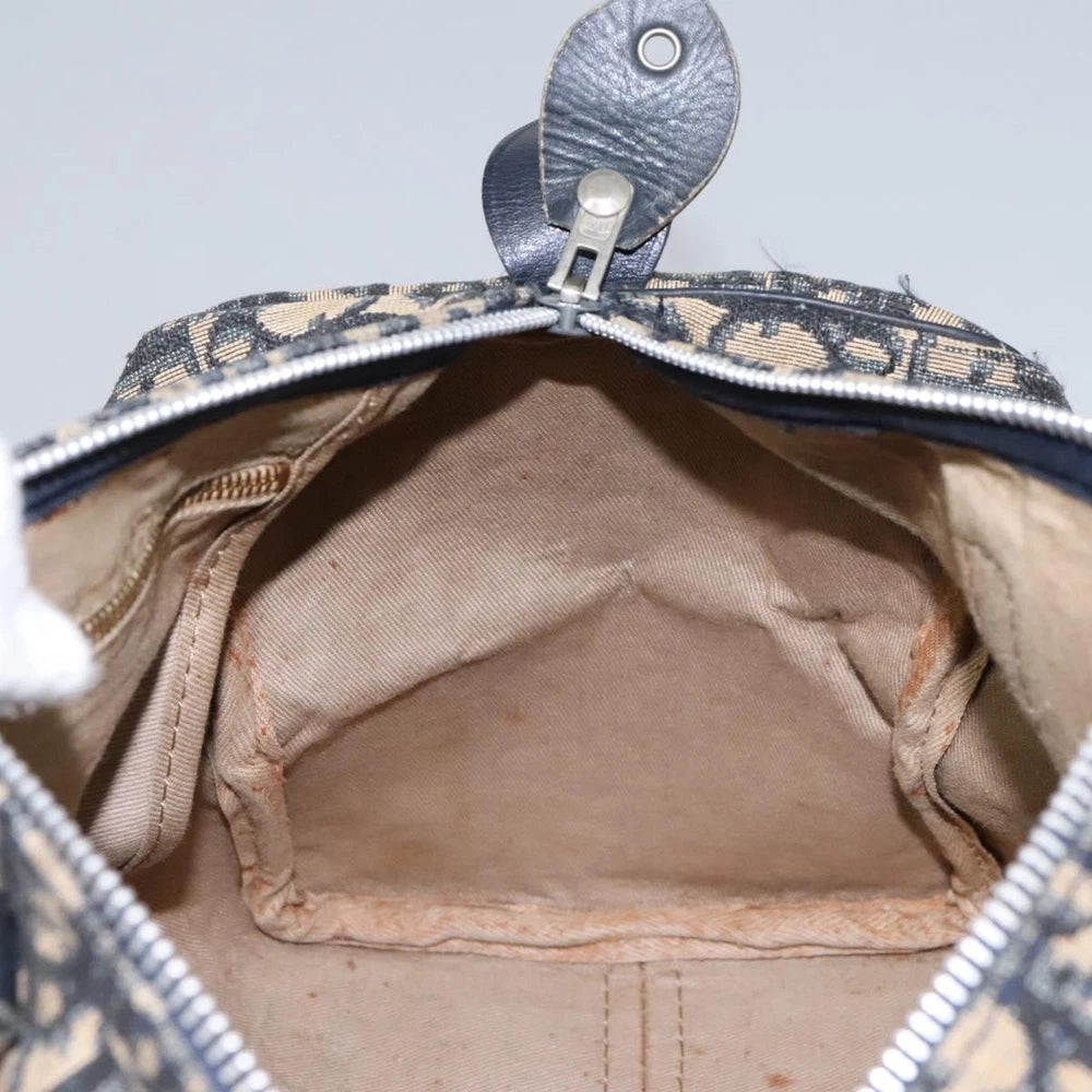 CHRISTIAN DIOR BOSTON BAG 30 TROTTER CANVAS