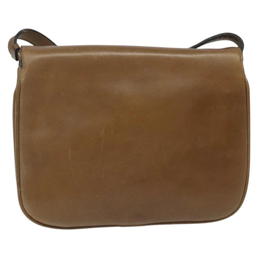 VINTAGE CELINE CROSSBODY BAG BROWN LEATHER