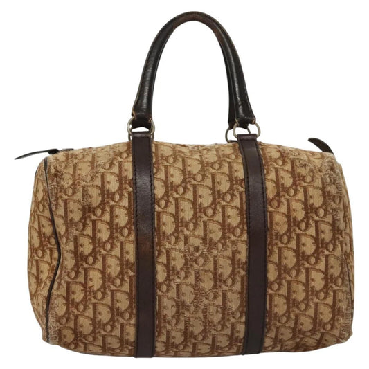 CHRISTIAN DIOR BOSTON BAG 30 TROTTER CANVAS