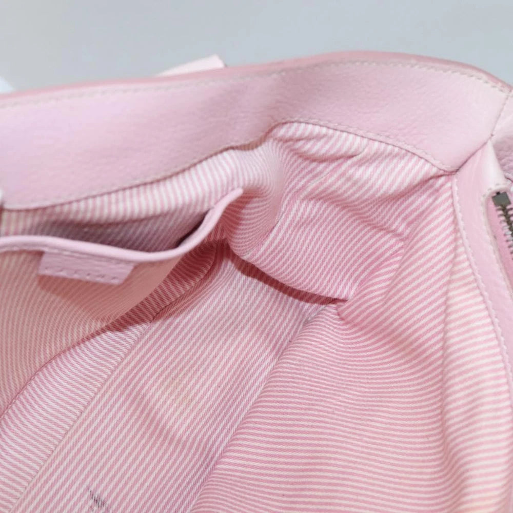 Vintage Celine Boogie Bag - Pink Leather