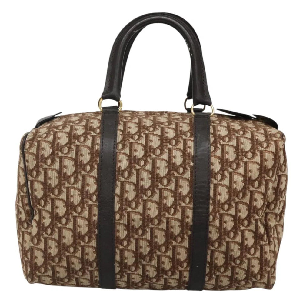 CHRISTIAN DIOR BOSTON BAG 30 TROTTER CANVAS