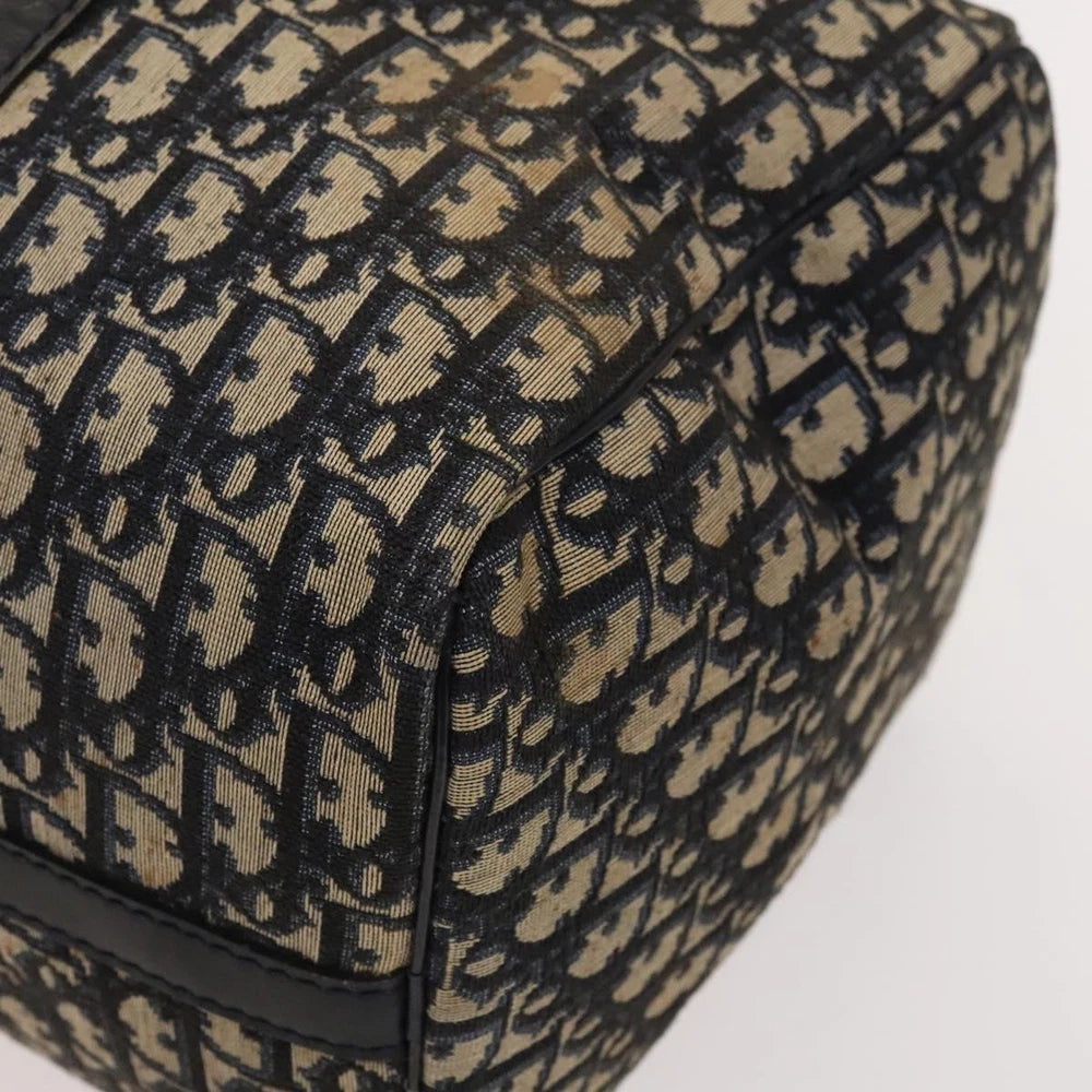 Dior Boston Bag 40 - Navy Trotter Canvas