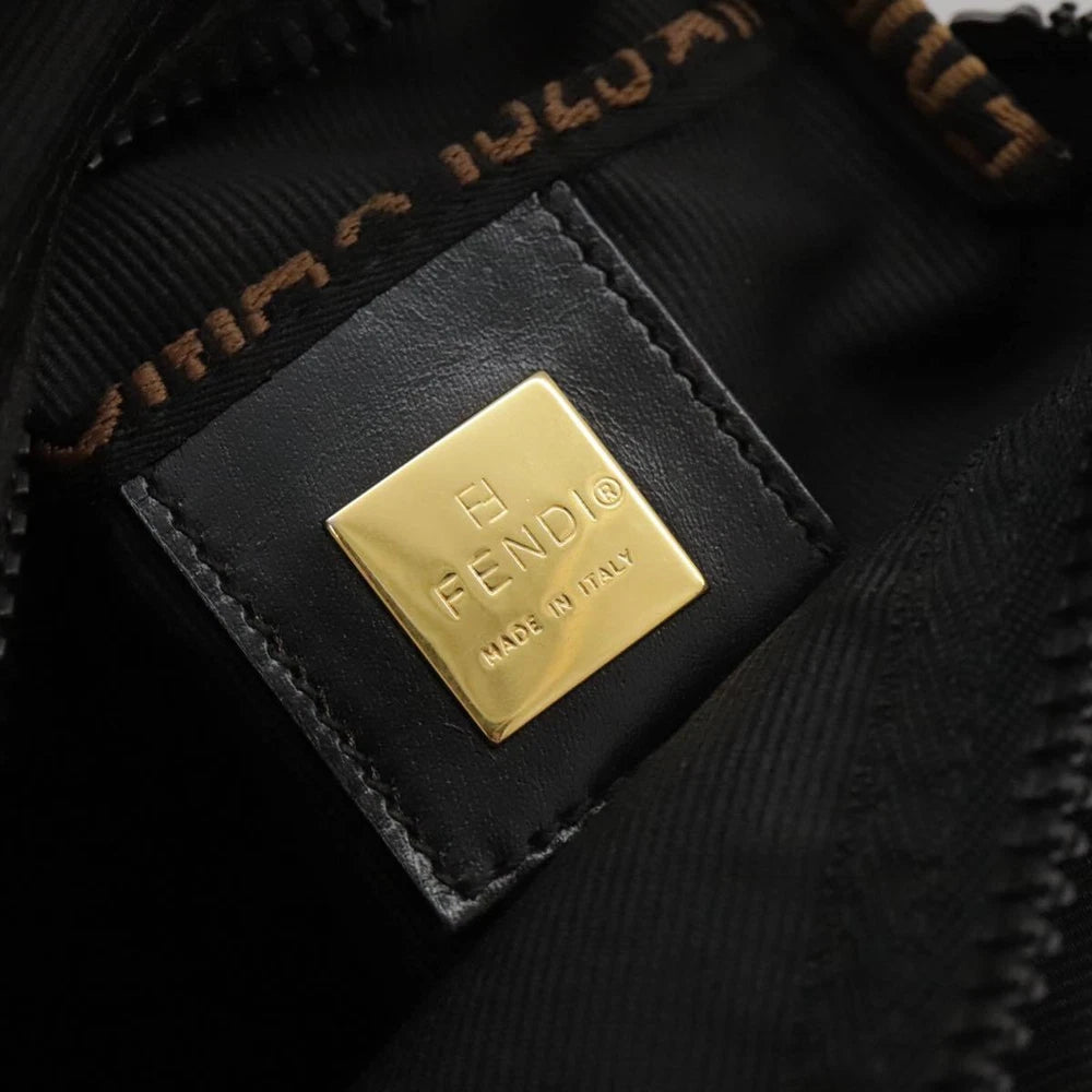 FENDI BAG BLACK CANVAS