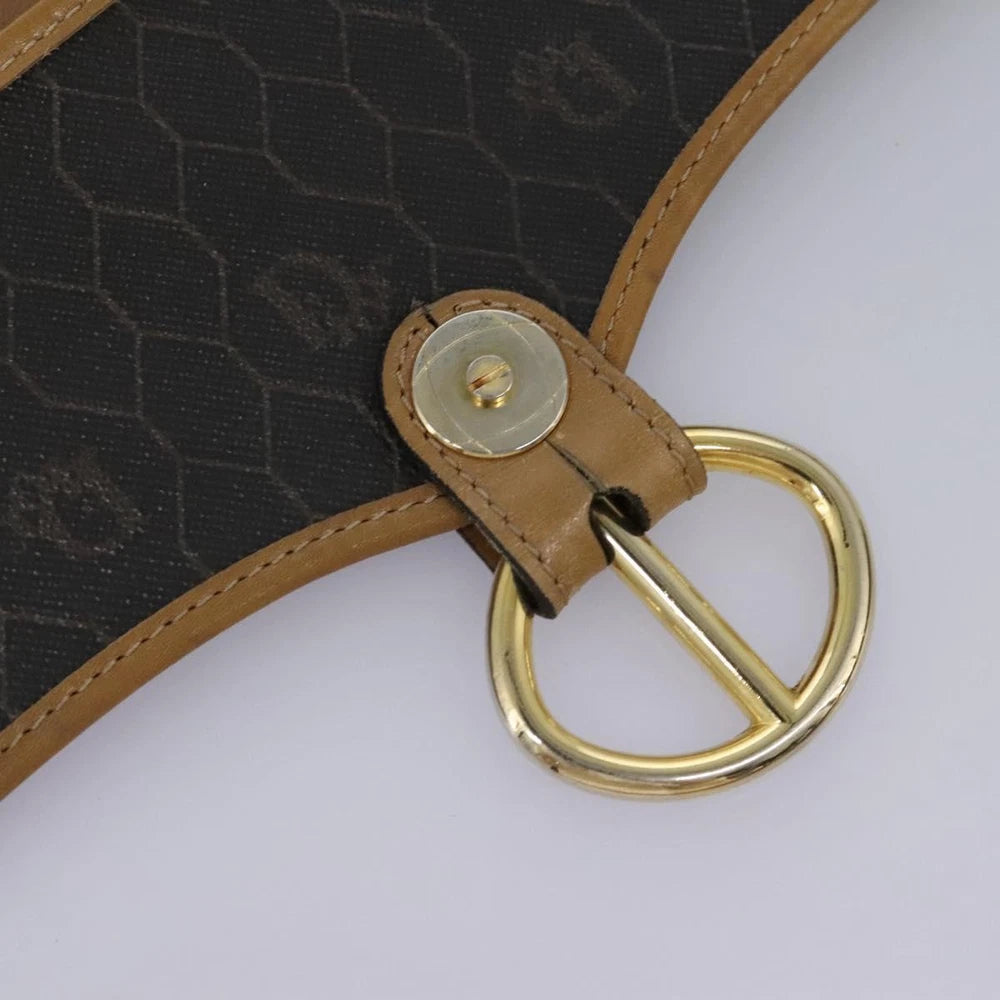CHRISTIAN DIOR SHOULDER BAG HONEYCOMB CANVAS
