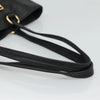 PRADA TOTE BAG BLACK LEATHER