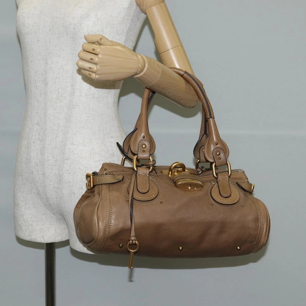 Vintage Chloe Paddington Veske - Beige Leather