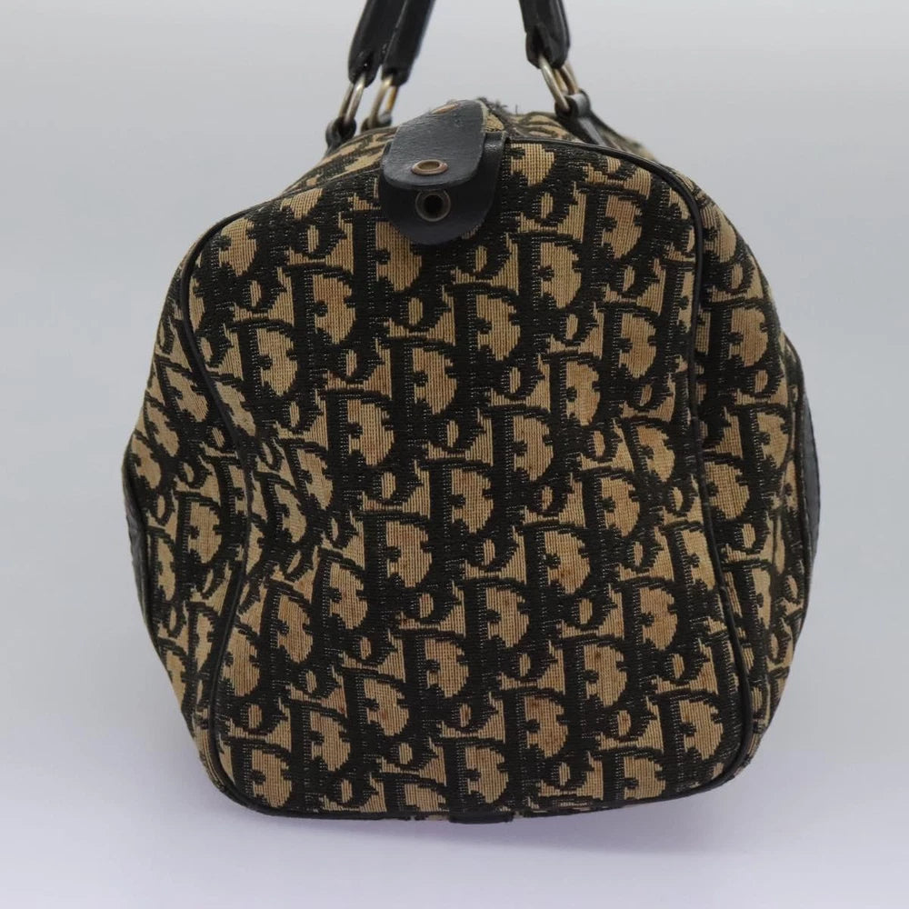 CHRISTIAN DIOR BOSTON BAG 30 TROTTER CANVAS