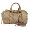 Miu Miu Vitello Bag - Beige Leather