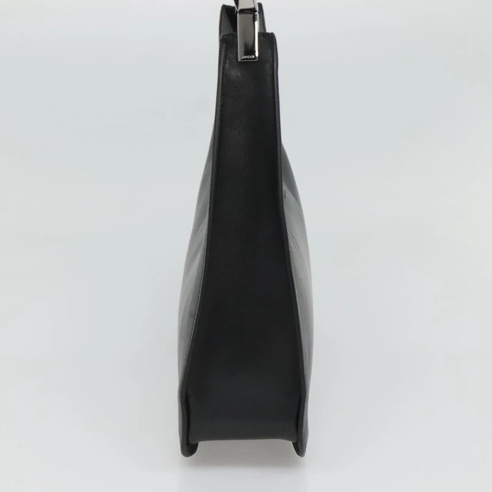 GUCCI SHOULDER BAG BLACK LEATHER - Brands Select