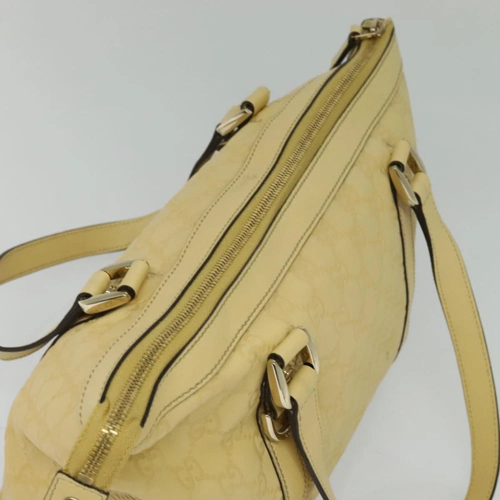 Gucci Guccissima Tote Bag - Yellow Leather
