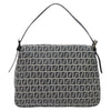 FENDI MAMMA BAGUETTE ZUCCHINO CANVAS NAVY