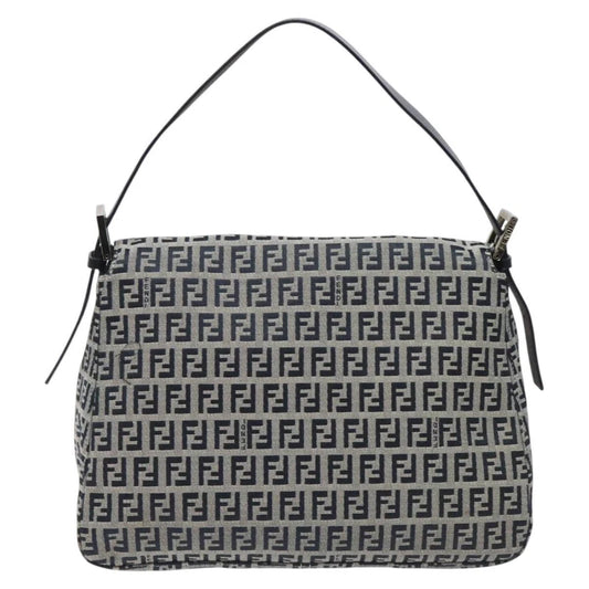 FENDI MAMMA BAGUETTE ZUCCHINO CANVAS NAVY