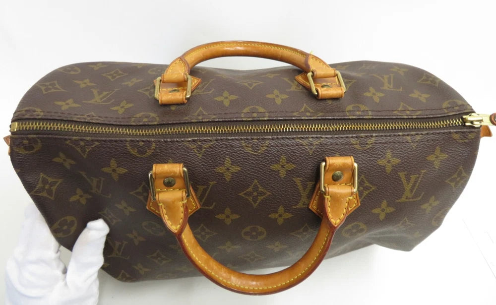 LOUIS VUITTON SPEEDY 35 BAG MONOGRAM CANVAS