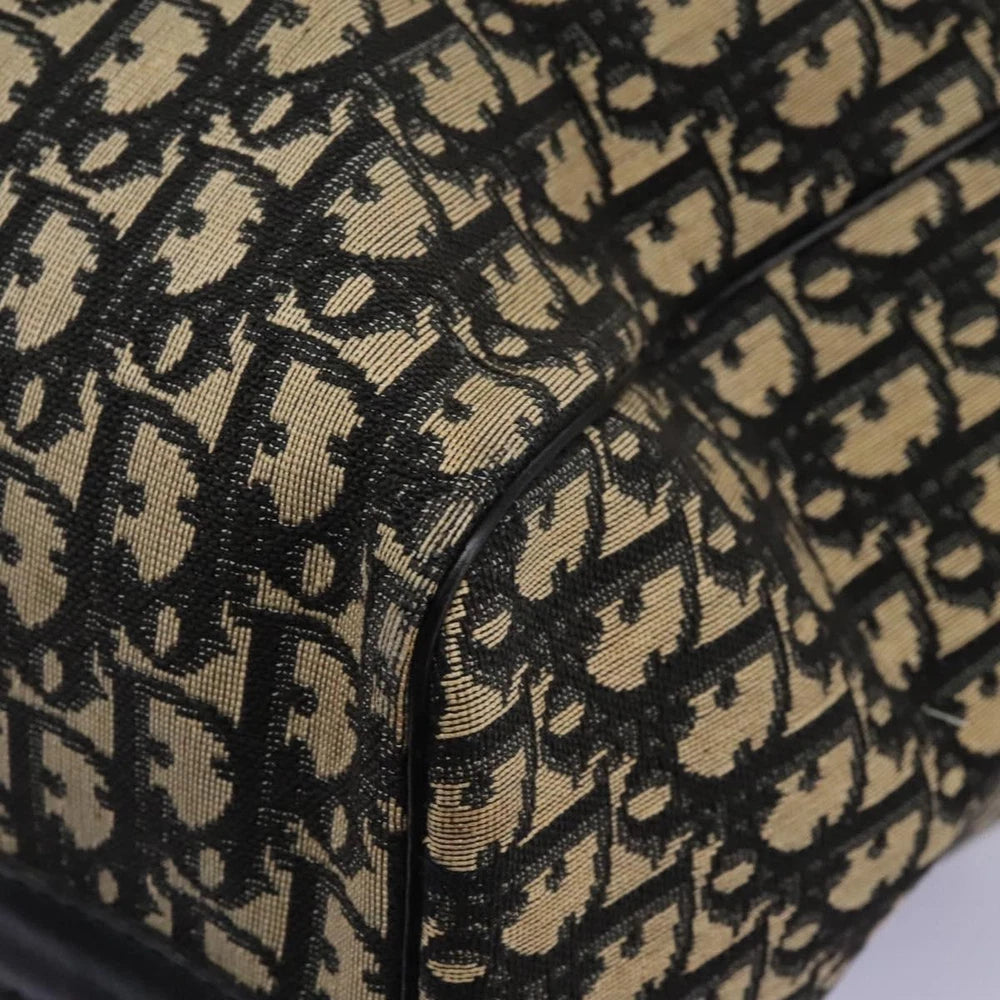 CHRISTIAN DIOR BOSTON BAG 40 TROTTER CANVAS