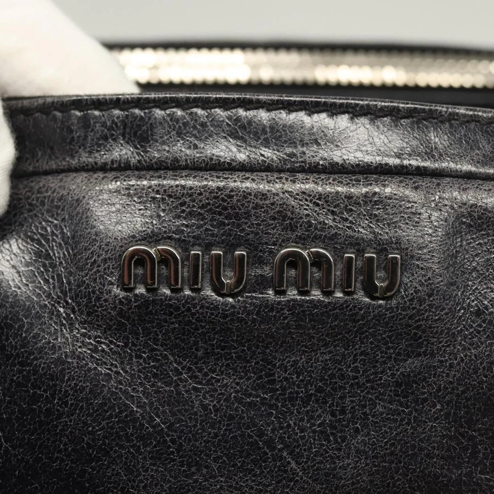 Vintage Miu Miu Handbag Black - Leather