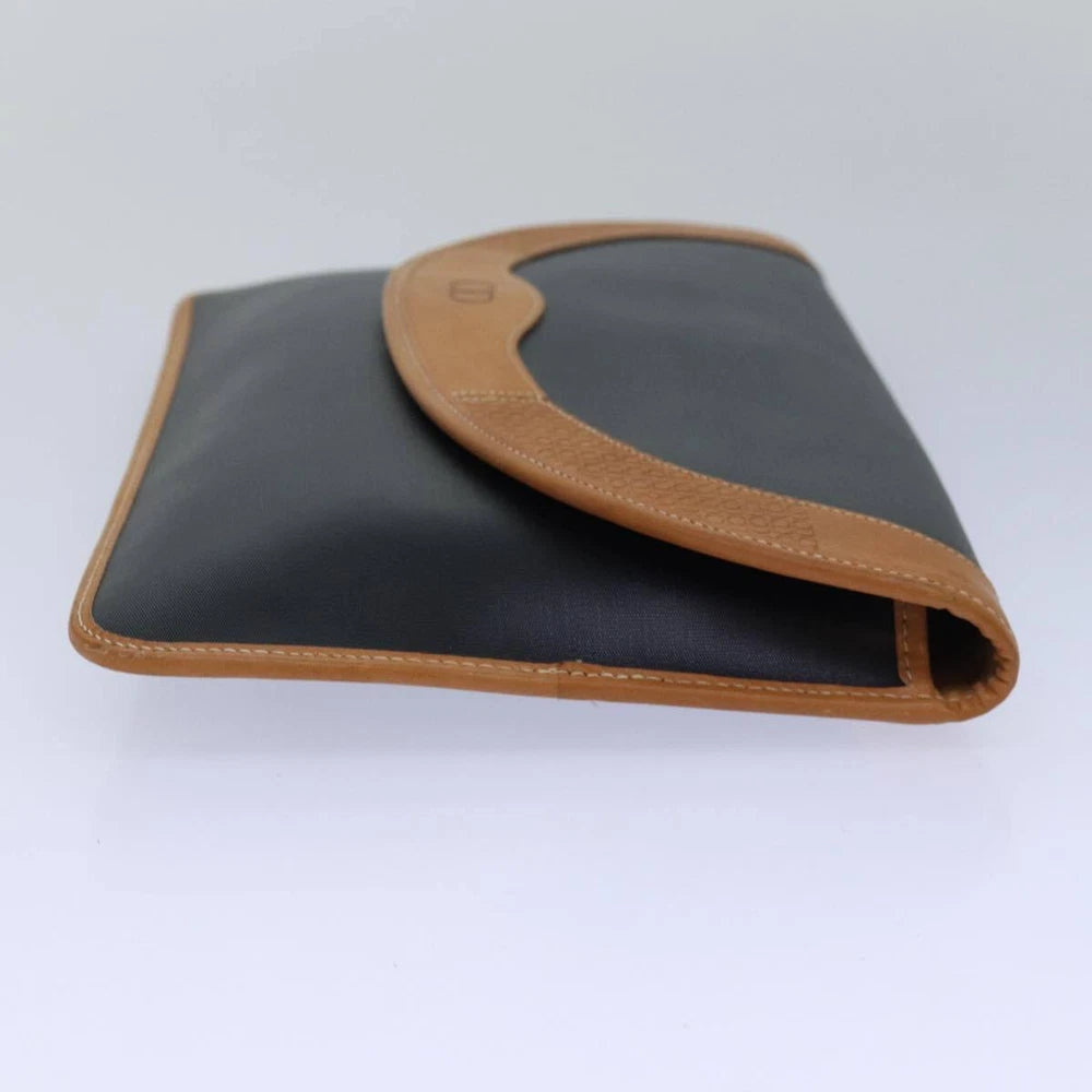CHRISTIAN DIOR CLUTCH BLACK NYLON
