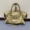Vintage Balenciaga City Bag - Beige Leather