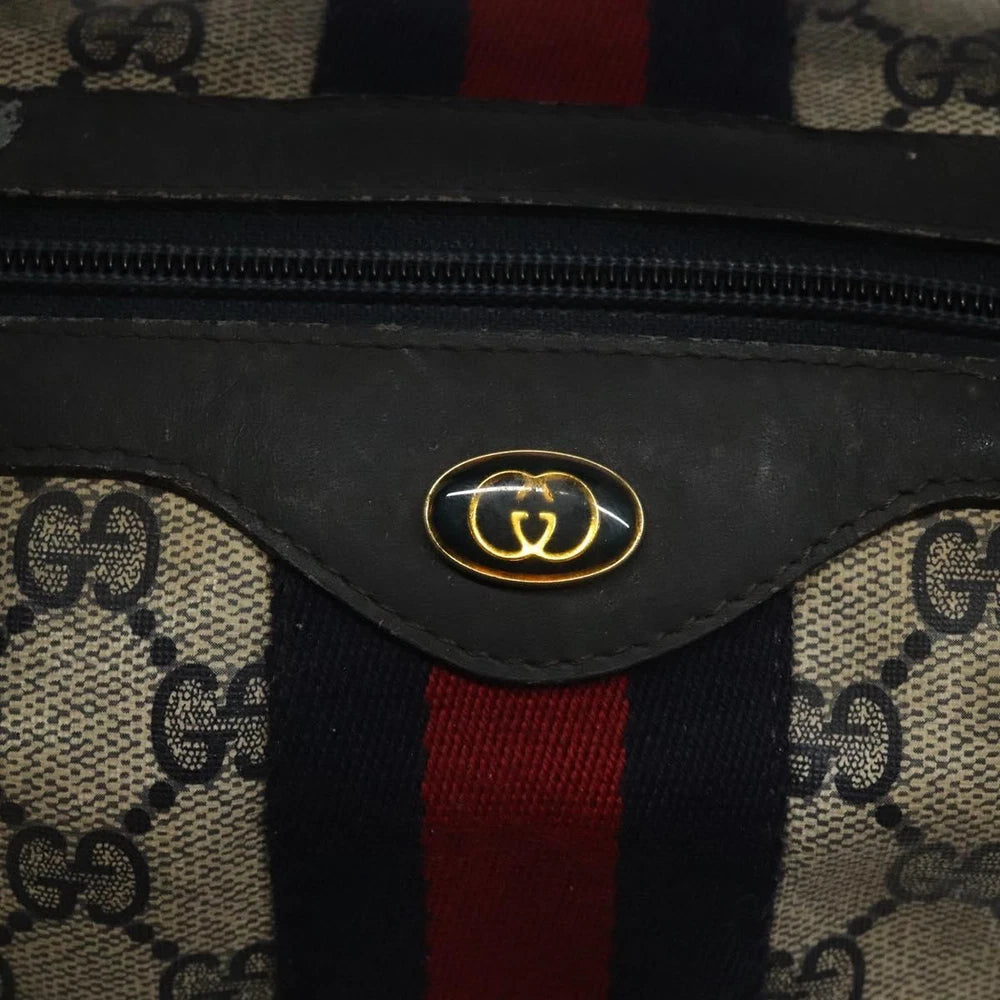 GUCCI BOSTON BAG GG SUPREME SHERRY LINE