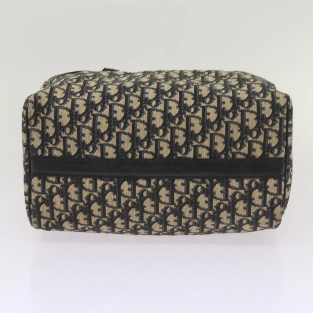 Dior Boston Bag Vintage - Navy Trotter Canvas