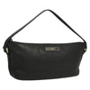 GUCCI SHOULDER BAG BLACK LEATHER