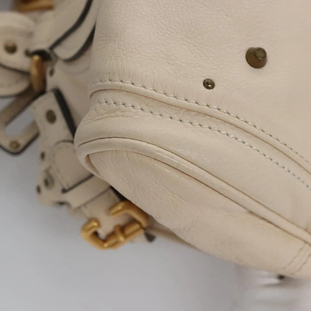 CHLOE PADDINGTON BAG BEIGE LEATHER