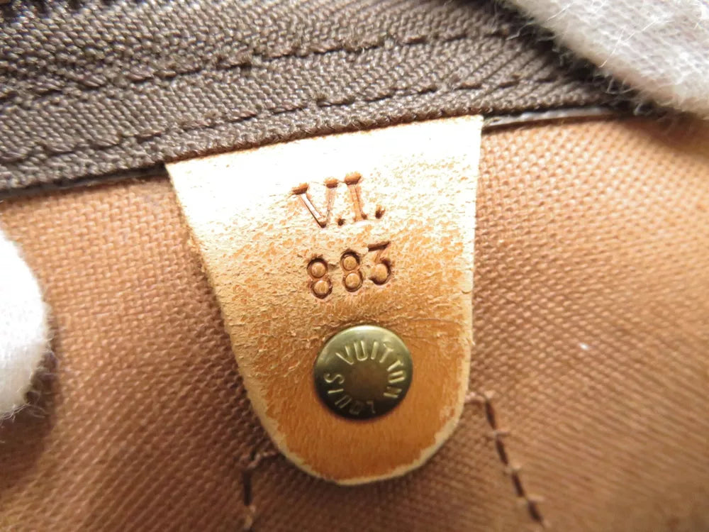LOUIS VUITTON SPEEDY 35 BAG MONOGRAM CANVAS