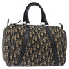 Dior Boston Bag 30 - Navy Trotter Canvas