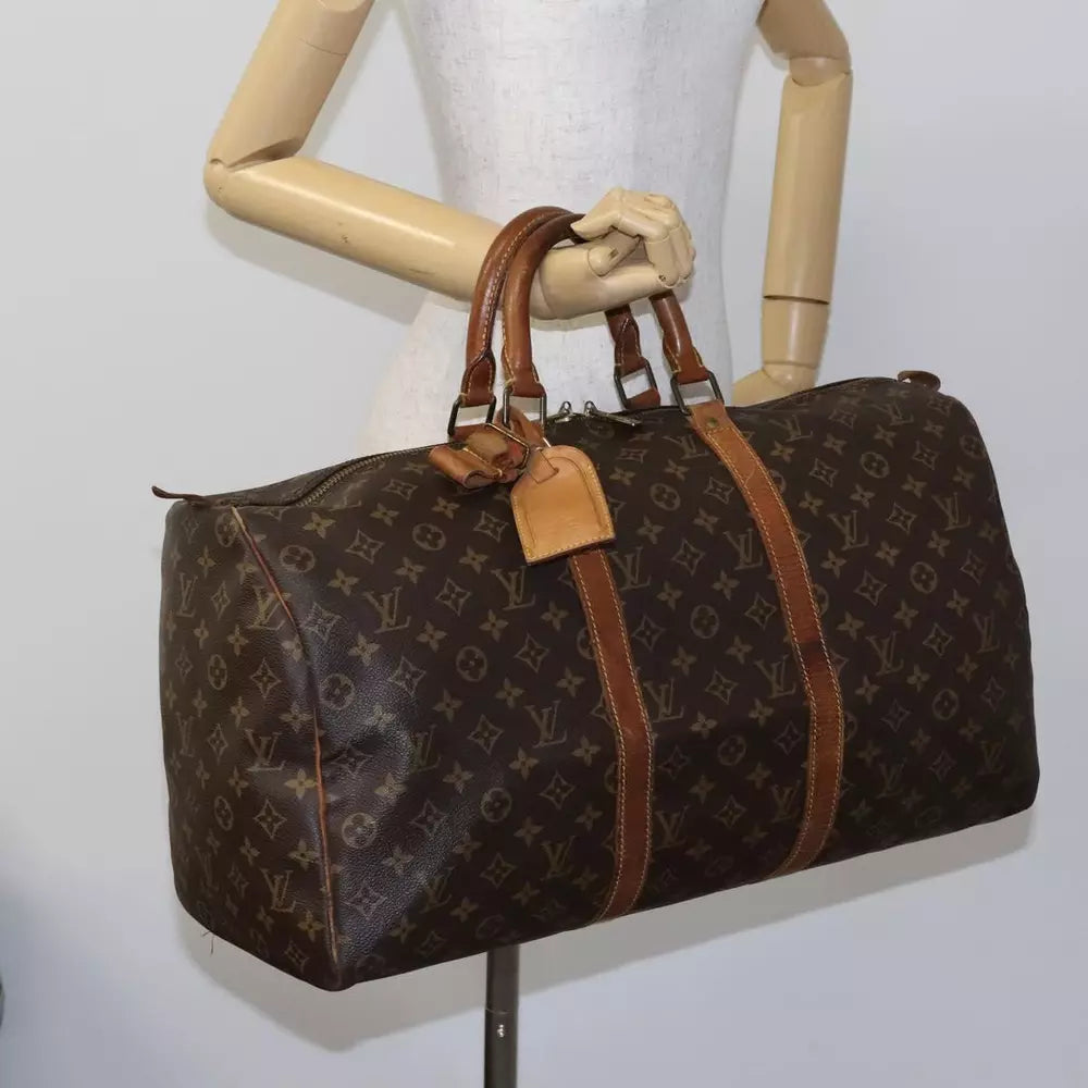 LOUIS VUITTON KEEPALL 50 BAG MONOGRAM CANVAS - Brands Select