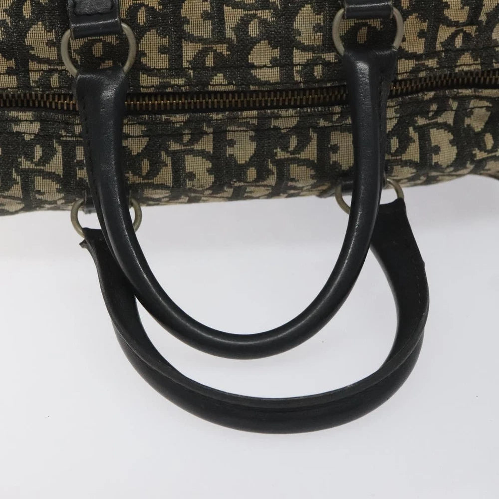 CHRISTIAN DIOR BOSTON BAG 30 TROTTER CANVAS