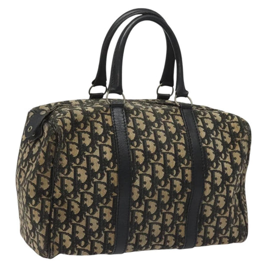 CHRISTIAN DIOR BOSTON BAG 30 TROTTER CANVAS