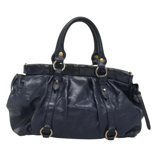 Vintage Miu Miu Bag - Navy Leather