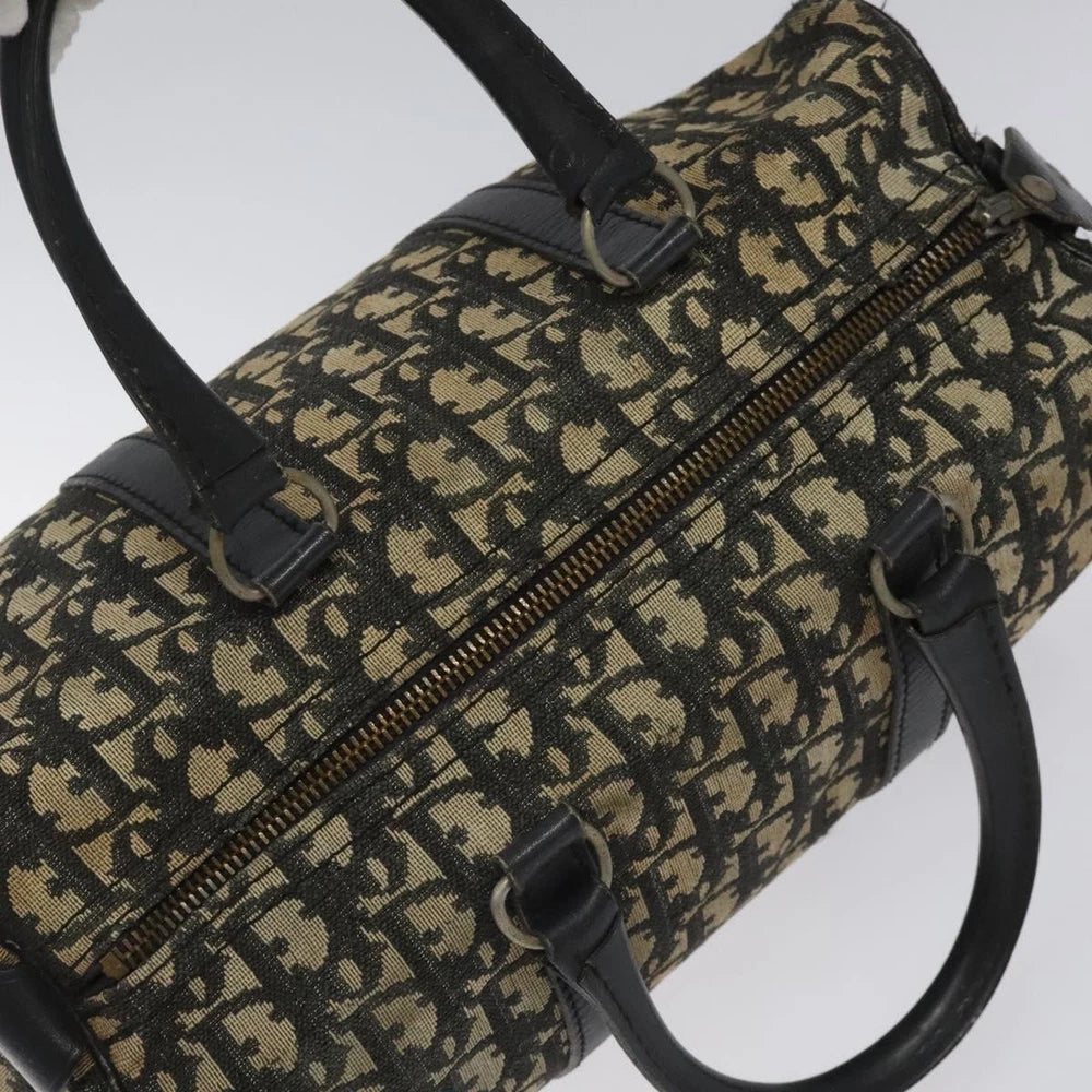 CHRISTIAN DIOR BOSTON BAG 30 TROTTER CANVAS